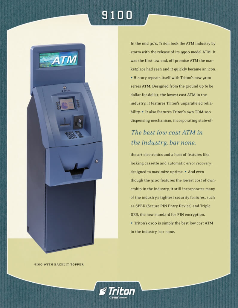 Triton 9100, Triton 9100 ATM Machine | Triton ATM Machine 9100 Triton 9100, Triton 9100 ATM Machine | Triton ATM Machine 9100
